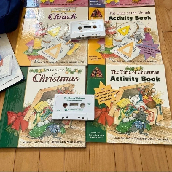 Mouse Prints Journey Through The Church Year ~ Books, Activity Books, Tapes Set - Picture 2 of 11
